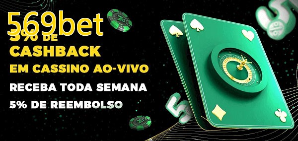 Promoções do cassino ao Vivo 569bet